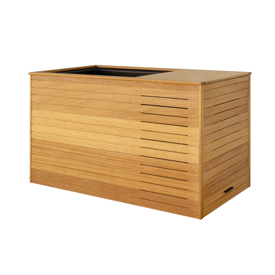 Breathe Degrees Handcrafted Mahogany Cold Plunge Tub w/ Built In Filte