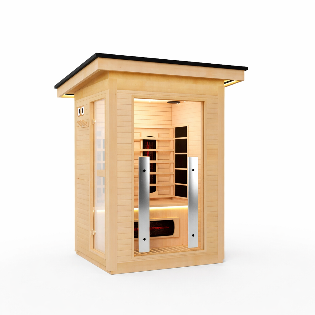 Sauna de infrarrojos dinámicos Gracia para 1 o 2 personas con bajo EMF FAR | DYN-6119-01