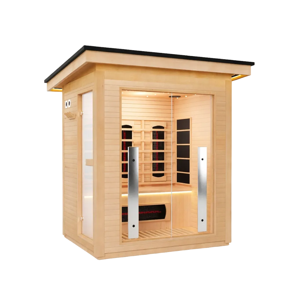 Sauna de infrarrojos dinámicos Gracia para 1 o 2 personas con bajo EMF FAR | DYN-6119-01