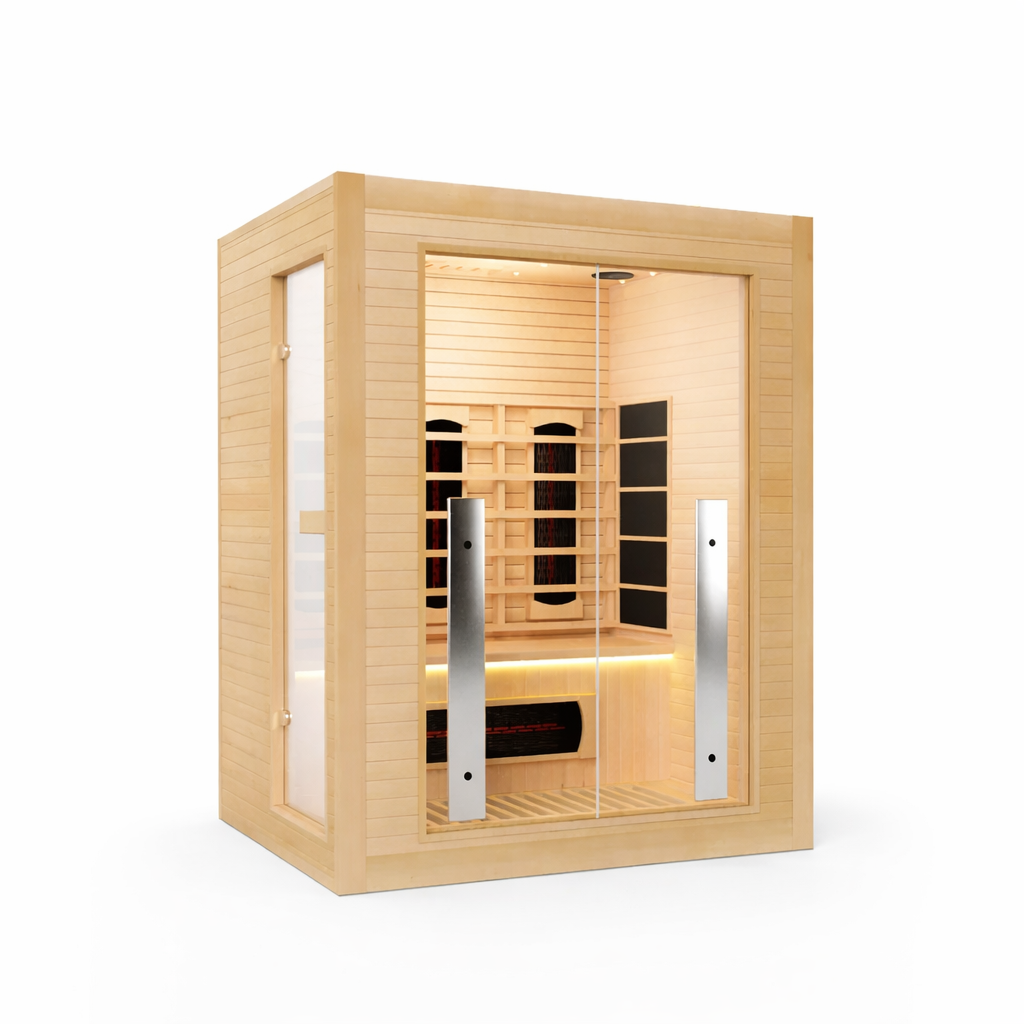 Sauna de infrarrojos dinámicos Gracia para 1 o 2 personas con bajo EMF FAR | DYN-6119-01