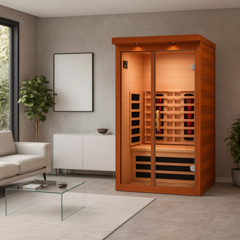 Dynamic Llumeneres 2-Person Near Zero EMF Full Spectrum Indoor Infrared Sauna + Red Light Therapy - image 6