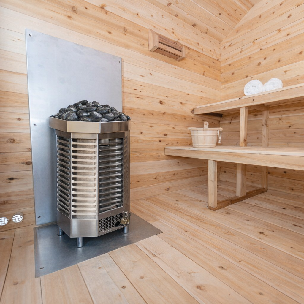 Dundalk Georgian Outdoor Cabin Sauna Kit - view 4