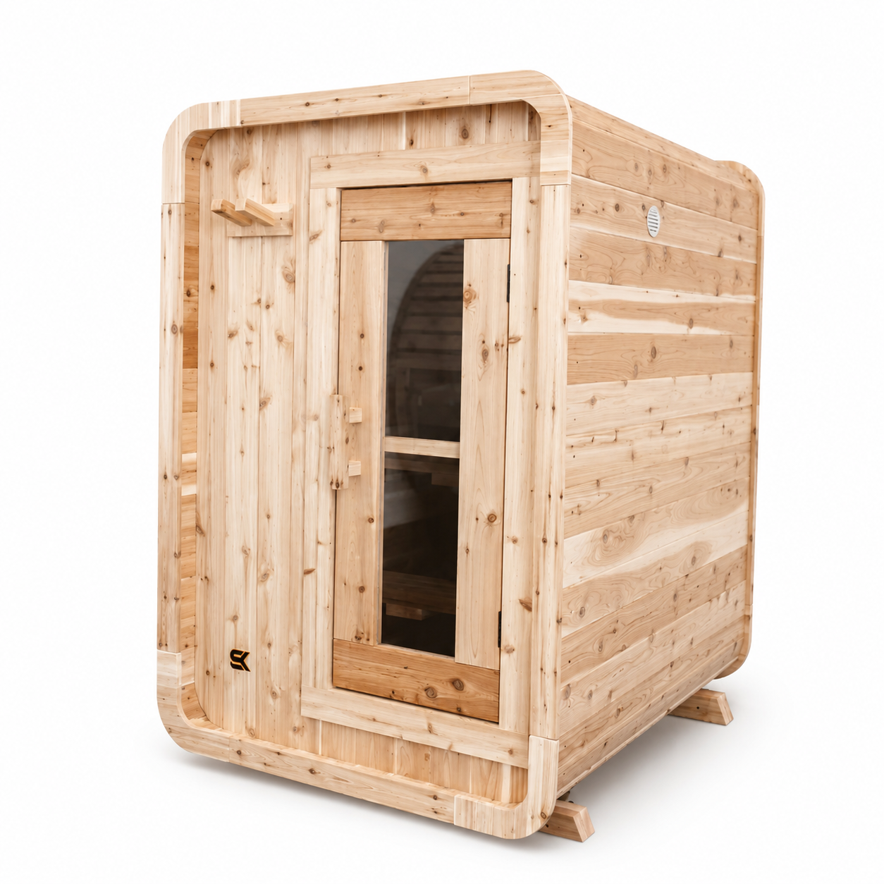 Sweat Kingdom USA Made 4 Person Sweat Pod Indoor/Outdoor Traditional Sauna | SK-POD-4P