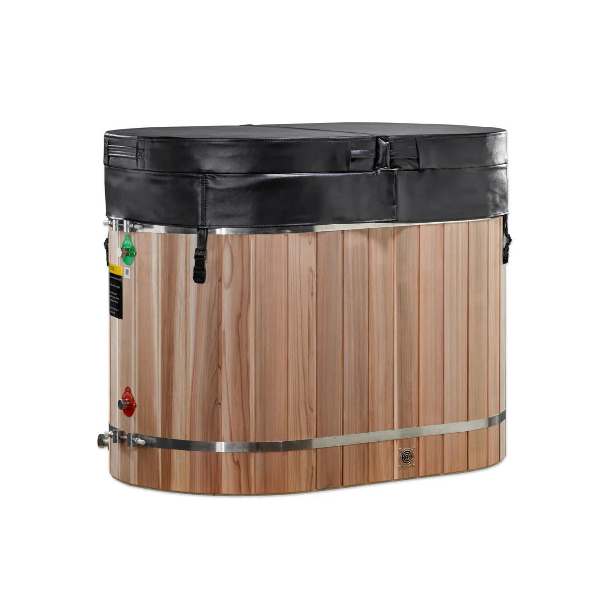 Dynamic Cedar Oval Cold Plunge Barrel