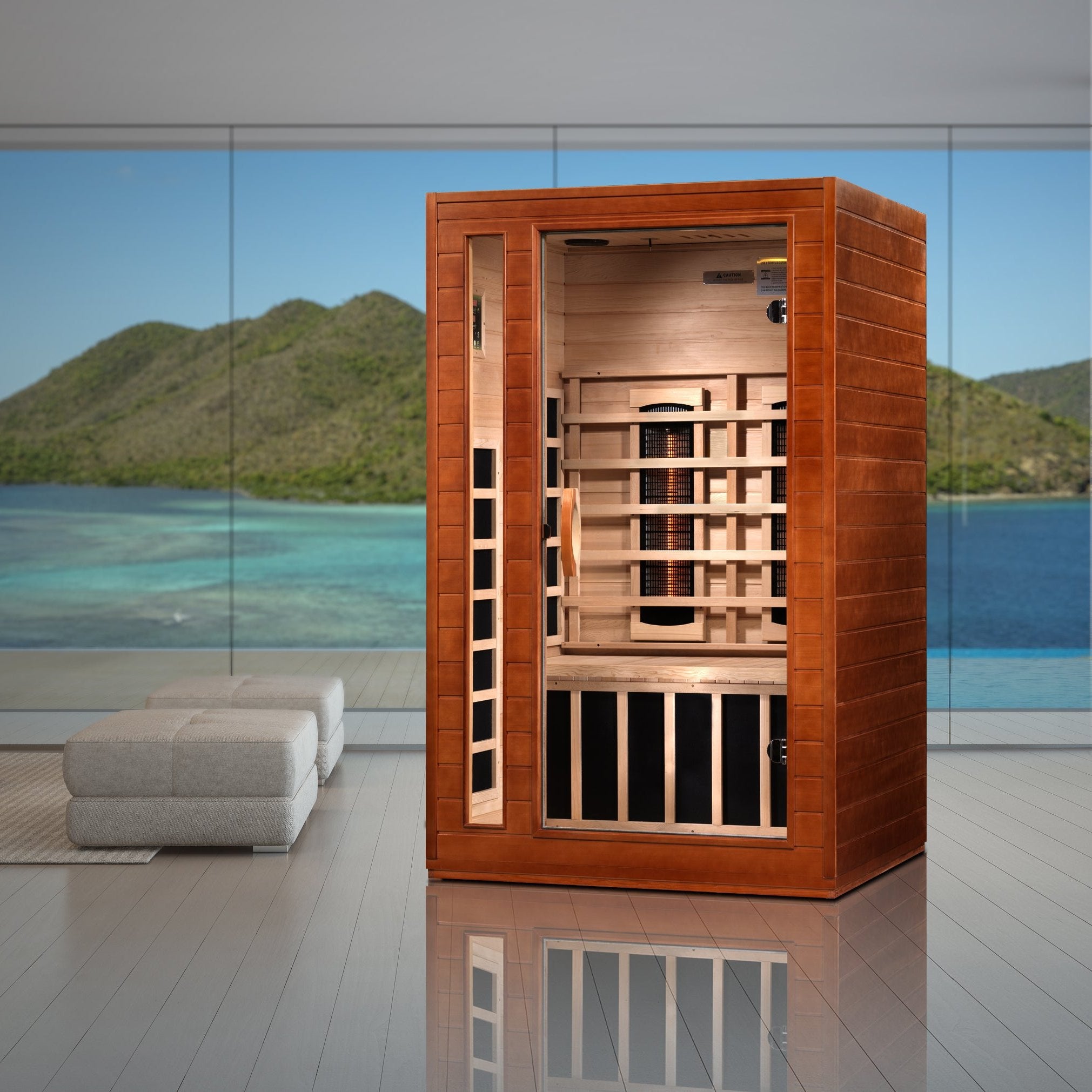 Dynamic Cordoba 2 Person Near Zero EMF Full Spectrum Sauna