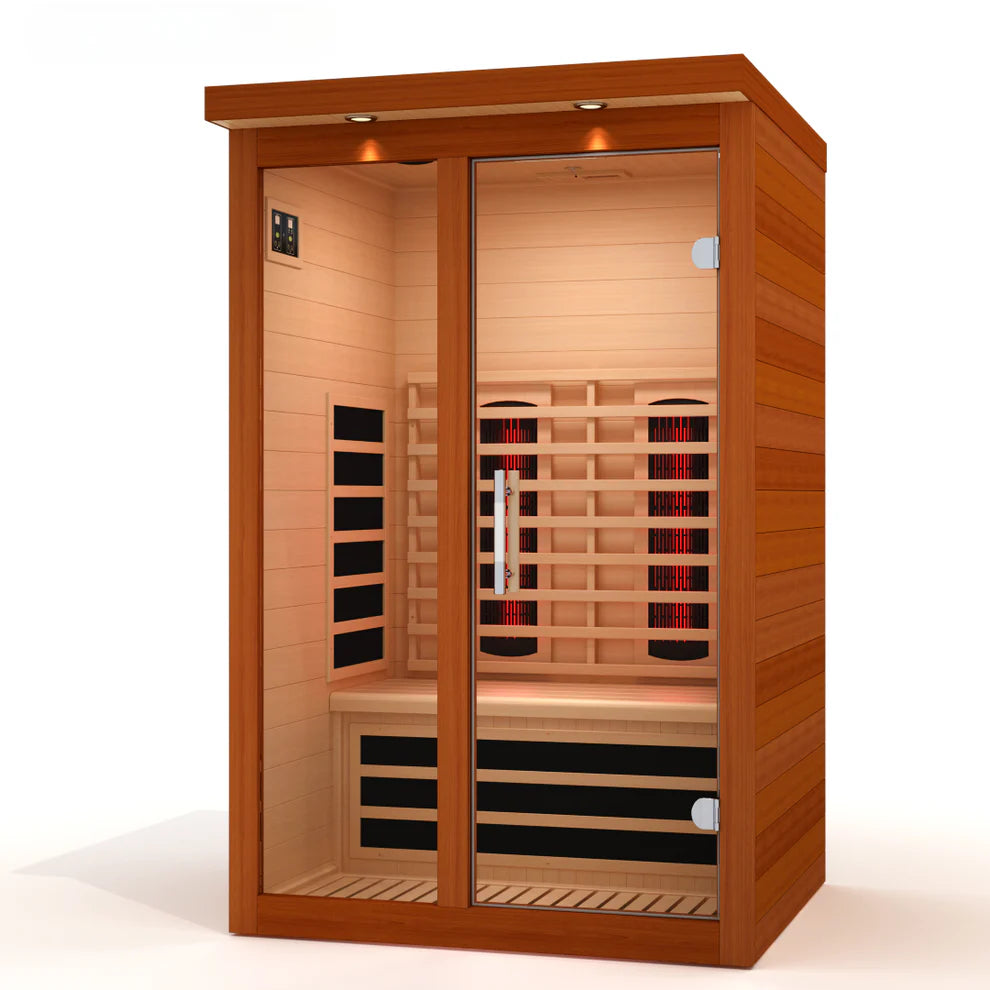 Dynamic Llumeneres 2-Person Near Zero EMF Full Spectrum Indoor Infrared Sauna + Red Light Therapy - view 4