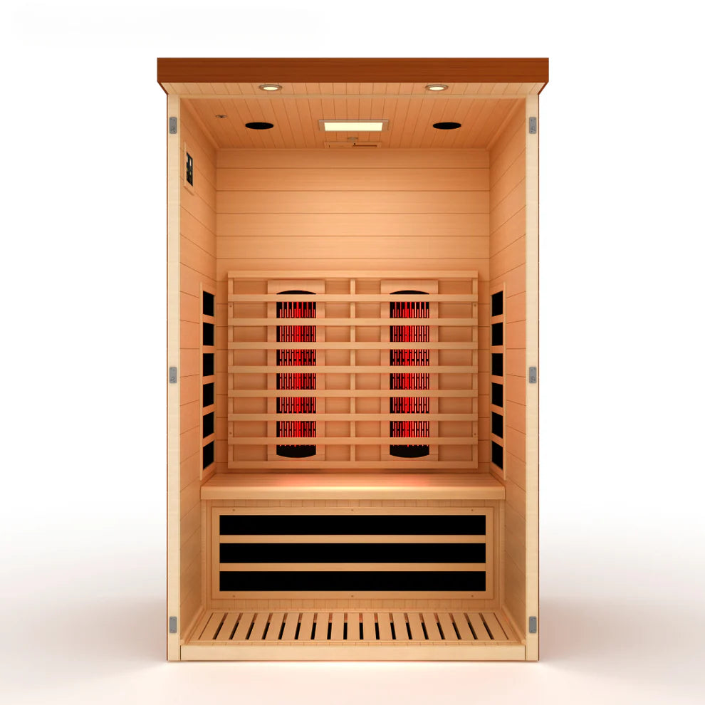 Dynamic Llumeneres 2-Person Near Zero EMF Full Spectrum Indoor Infrared Sauna + Red Light Therapy - view 3