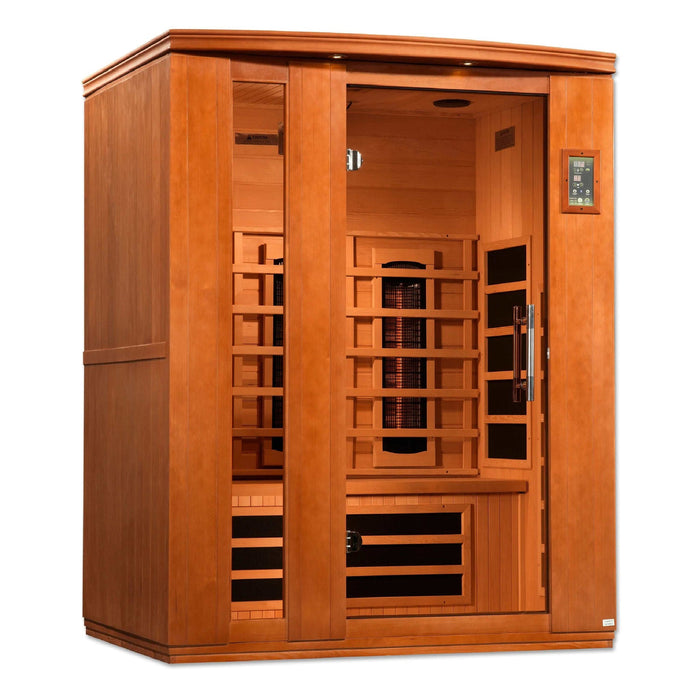 Dynamic Lugano 3-Person Near Zero EMF Full Spectrum Infrared Sauna | DYN-6336-03 FS