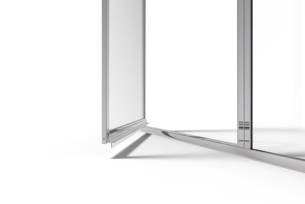 SteamTight Pre-Hung Clear Glass Steam Room Door w/ Aluminum Frame | Customizable Sizes Up To 36/84