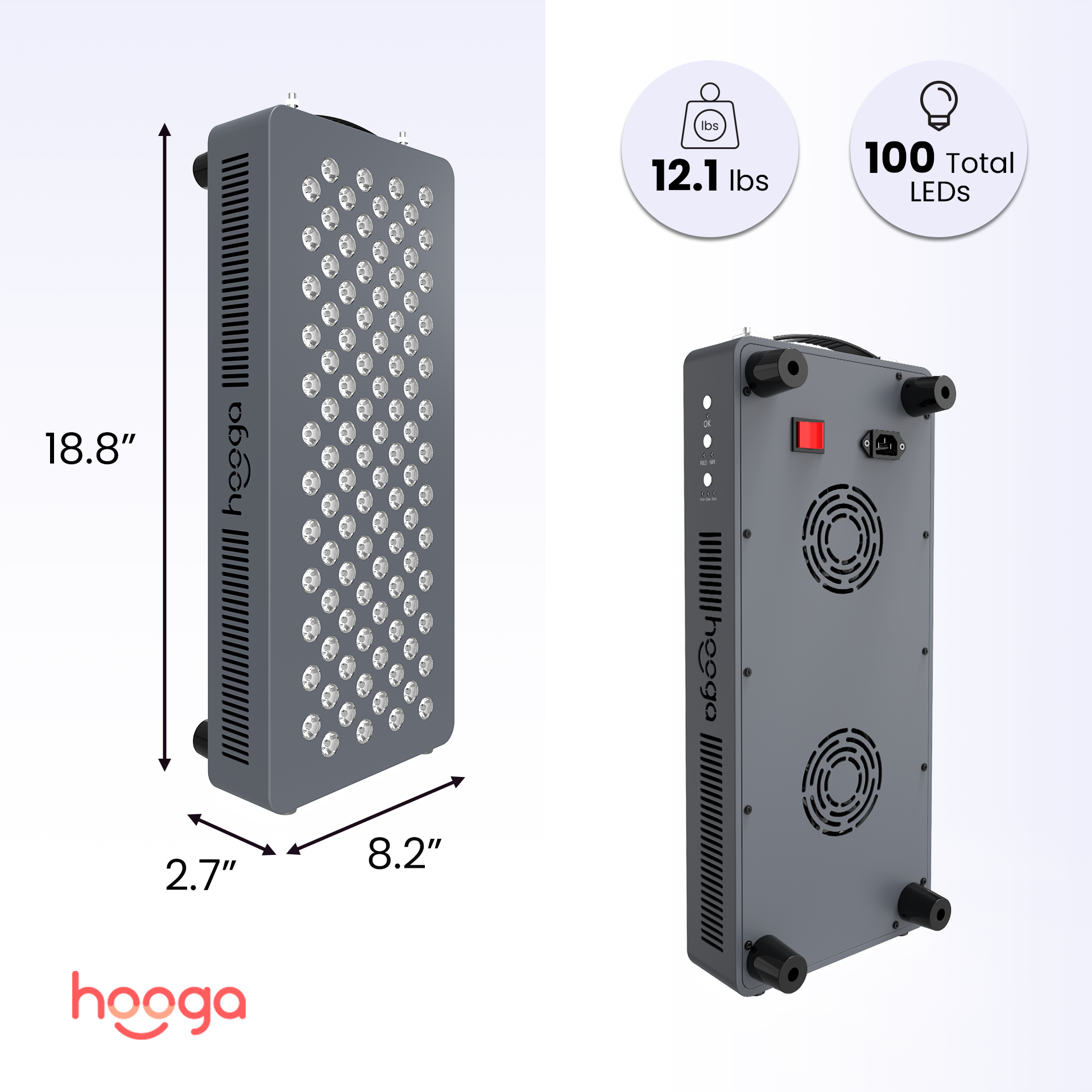 Hooga HG500 红光治疗板