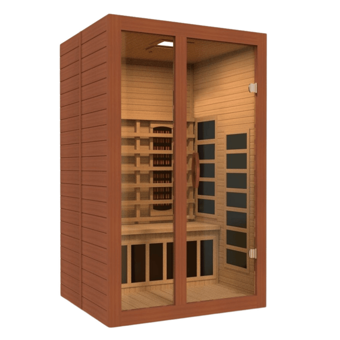 Dynamic Santiago Elite 2-person Ultra Low EMF FAR Infrared Sauna | DYN-6209-02 Elite