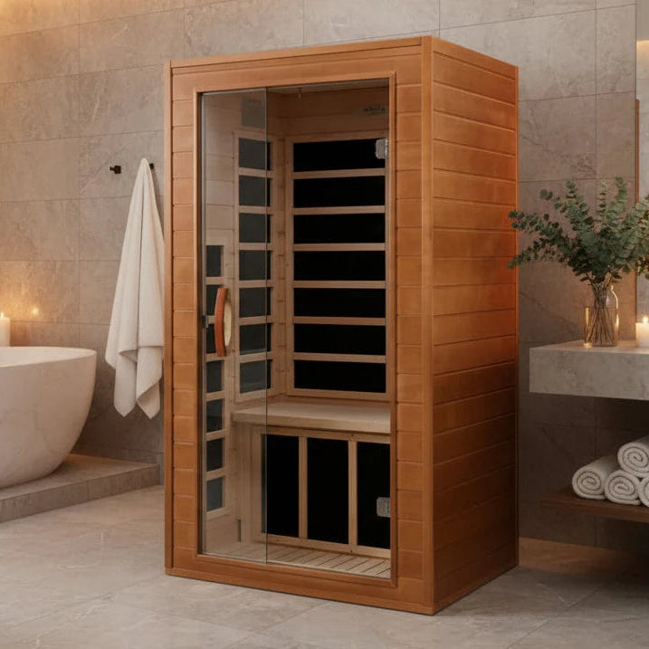 Dynamic Avila Elite 1-2 人超低 EMF 远红外桑拿房 | DYN-6103-01 Elite 