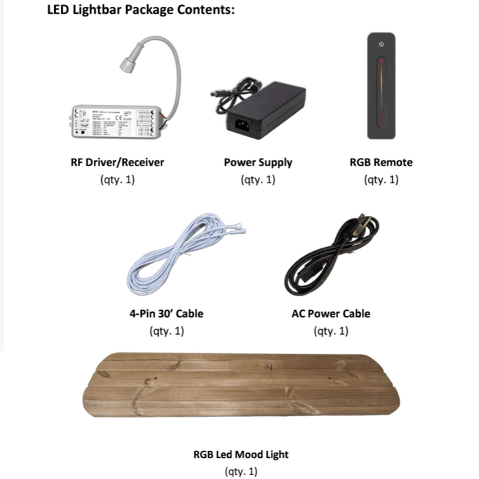 SaunaLife Cromoterapia Iluminación LED para sauna Wifi de 48" | EMood