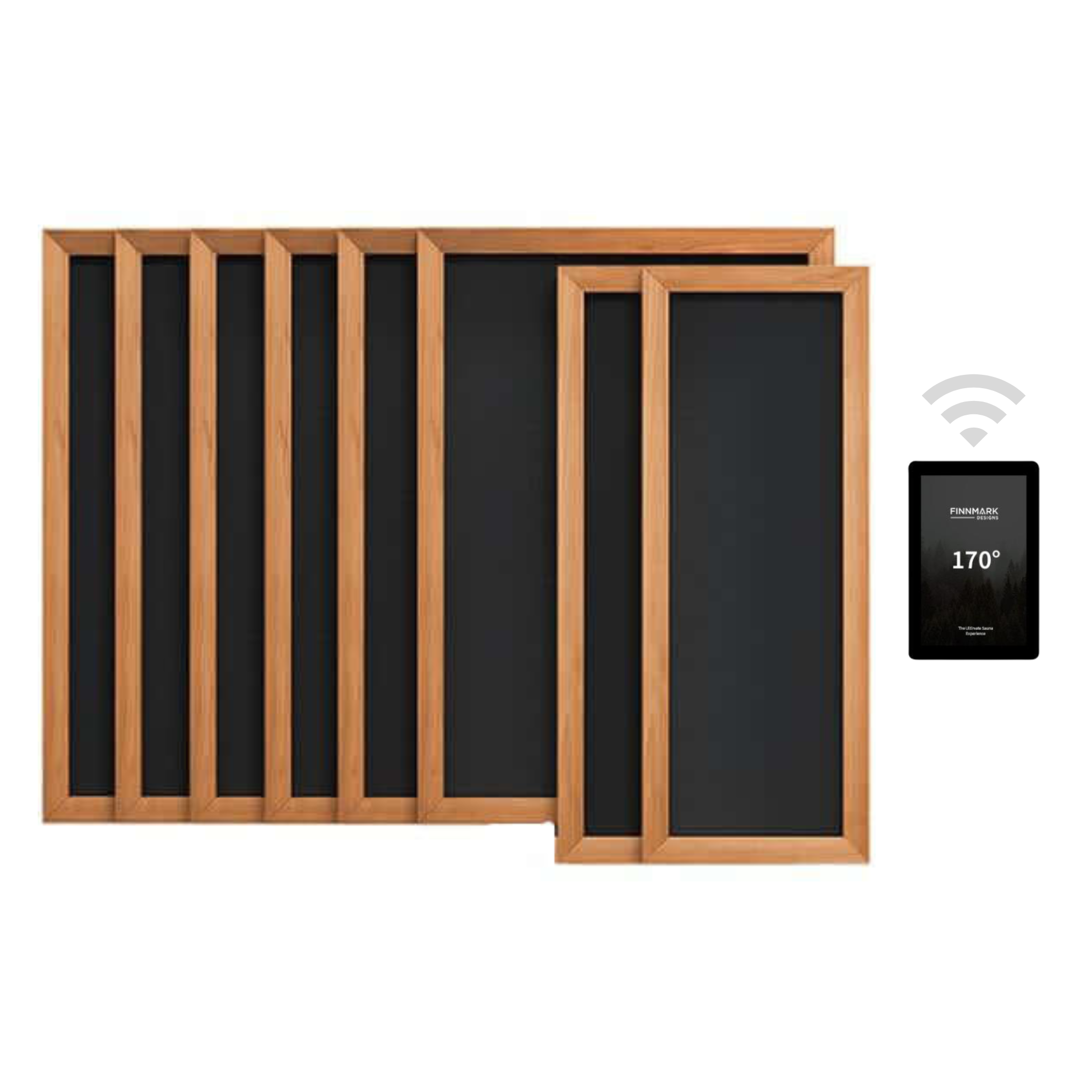 Finnmark Spectrum Carbon™ Infrared Sauna Heater Kit (240V)