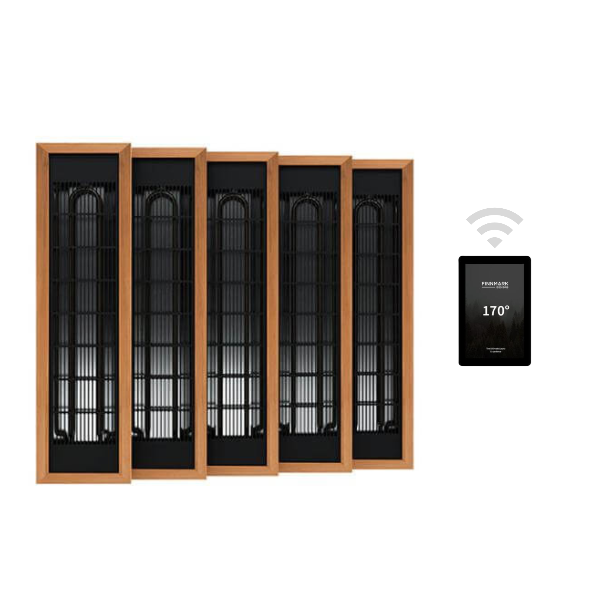 Finnmark Spectrum+™ Ceramic Infrared Sauna Heater Kit (120V)