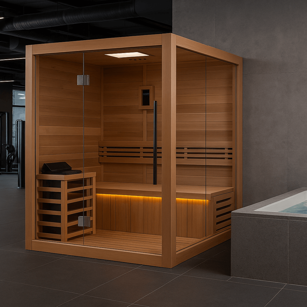 Golden Designs Forssa 3-Person Indoor Traditional Sauna Kit + Red Light Therapy - view 4