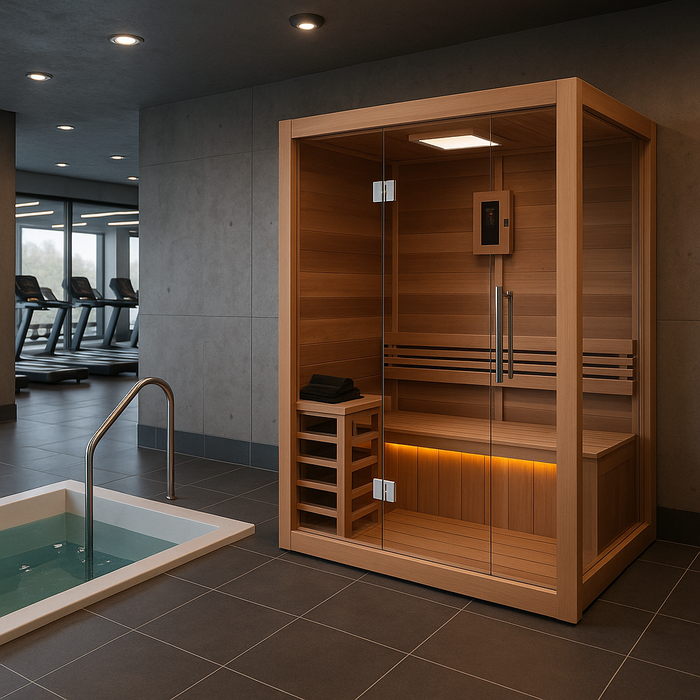 Golden Designs Hanko Sauna interior tradicional para 3 personas | GDI-7202-01