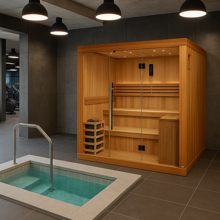 Sauna tradicional de interior Golden Designs Osla para 6 personas | GDI-7689-02