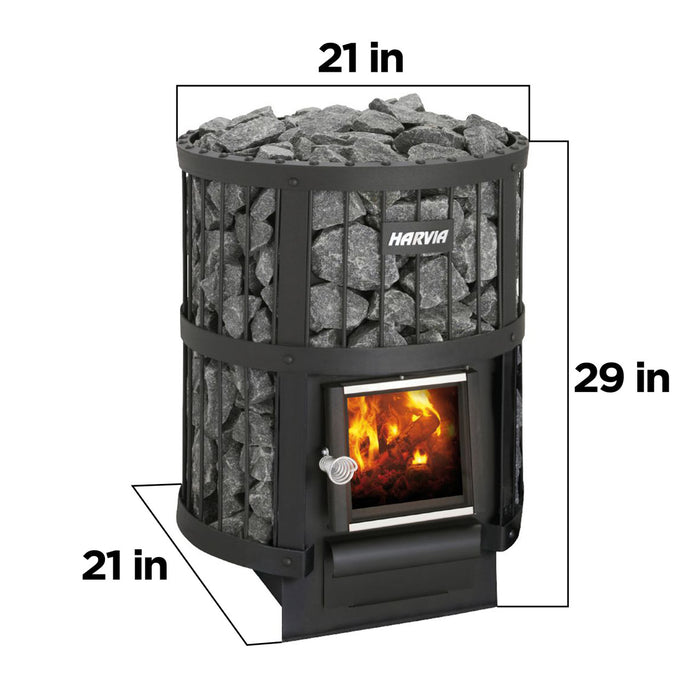 Harvia Legend 150 16kW Wood Burning Sauna Stove | WK150LD