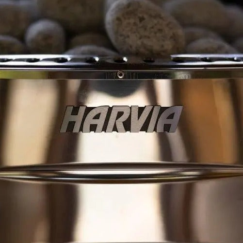 Harvia M3 燃木炉，带烟囱和隔热板套件及石头