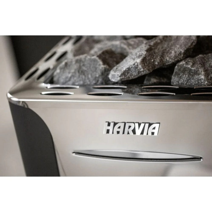 Harvia PRO 36 31kW 燃木炉套装，带烟囱套件、保护垫、护套、石头