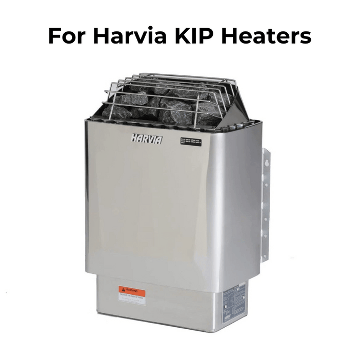 Harvia Xenio KIP Digital Sauna Heater Control w/ WiFi and Power Unit and Temp/Humidity Sensor Kit | CX170-U1-15-XW / CX170-U3-15-XW