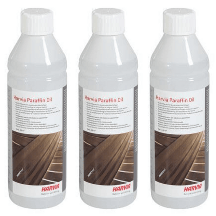 Harvia Sauna Wood Paraffin Oil 3-pack | 48 oz