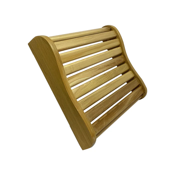 Wizzisaunas Ergonomic Red Cedar Sauna Headrest - alternate view