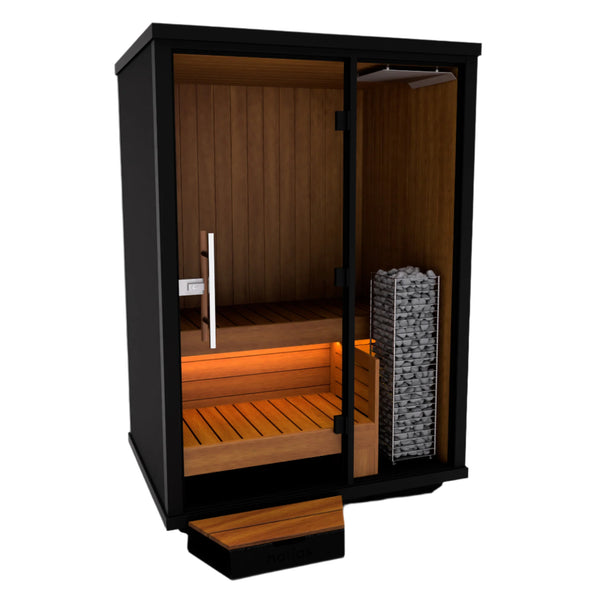 Haljas Hele Nano | 2-Person Pre-Assembled Outdoor Traditional Sauna