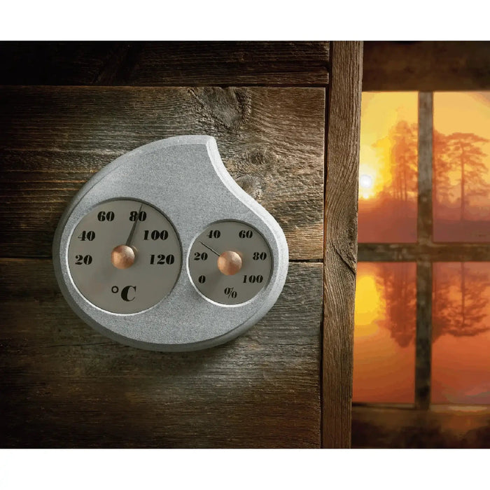 Hukka Maininki Sauna Thermometer and Hygrometer, Droplet