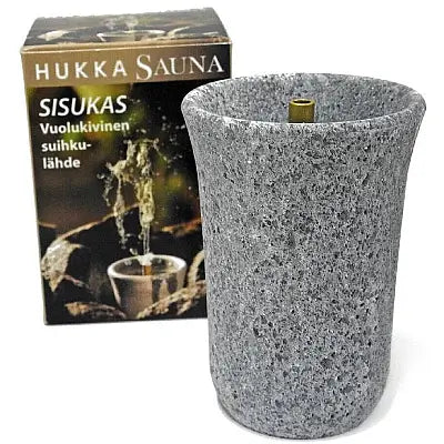 Hukka Sisukas Sauna Fountain and Essence Diffuser, Single Pillar, Small