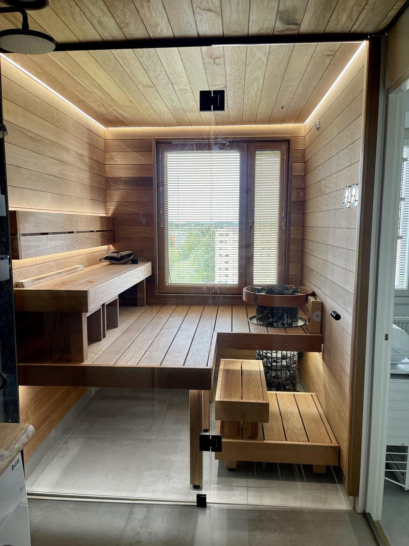 Andrew C. customer sauna