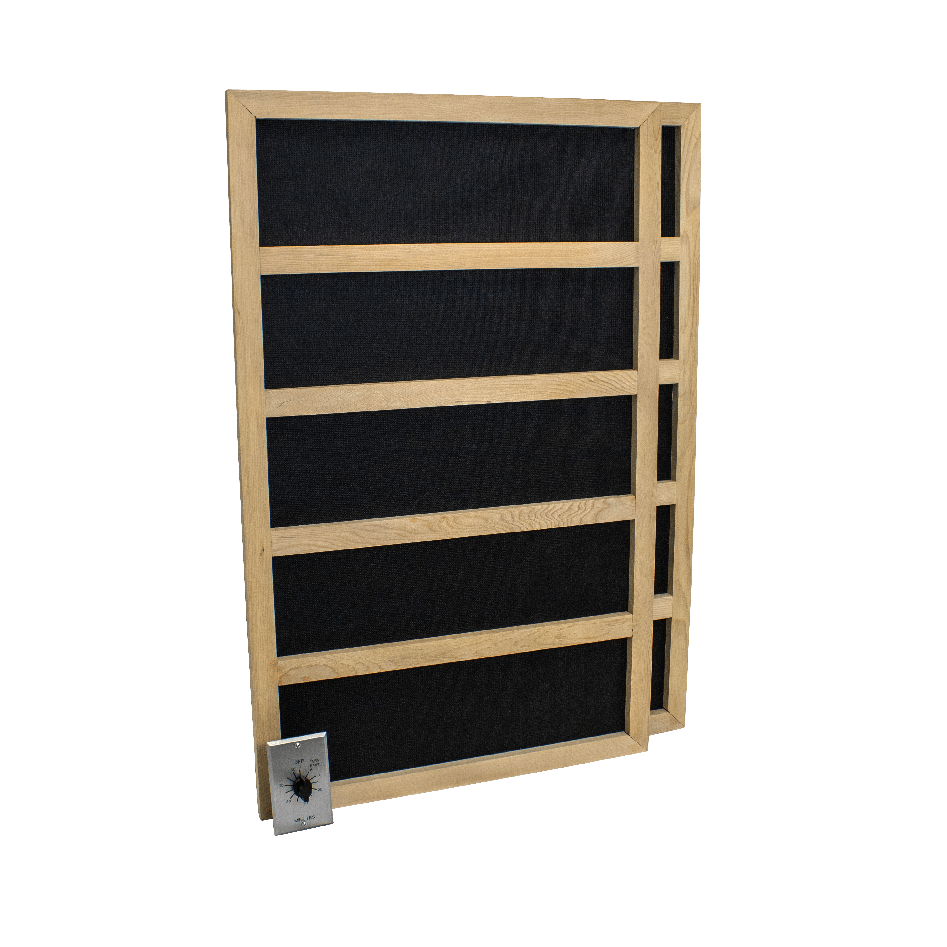 Carbon Fiber FAR Infrared Sauna Heaters w/ Mechanical Controller Package for 40 cu. ft. | 600 WATT - 240VAC
