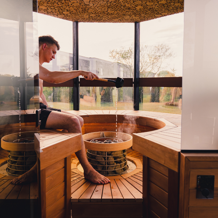 Haljas Hele Double Luxury Outdoor Sauna