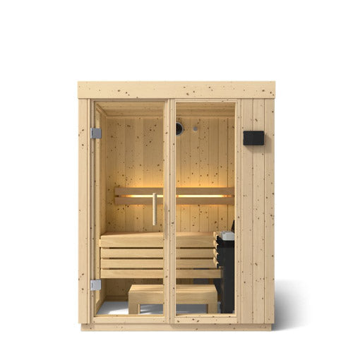 Kohler C1 Indoor Sauna Kit – Graphite Grey Spruce