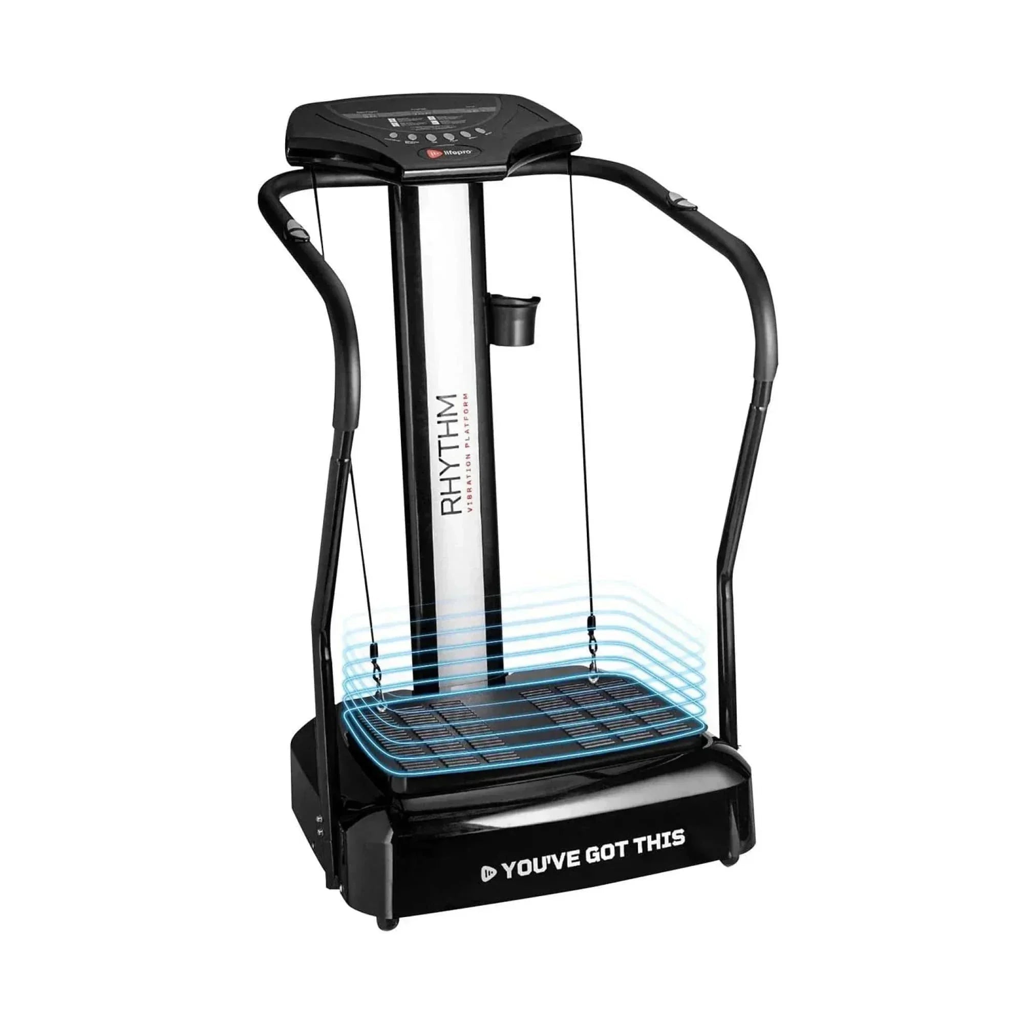 Lifepro Rhythm Vibration Plate with Handrails & Heart Rate Monitor