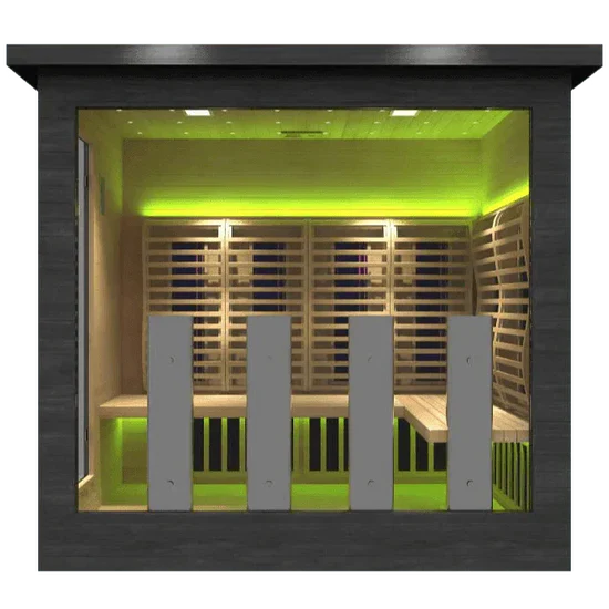 Sun Home Luminar™ 5-Person Full Spectrum Outdoor Infrared Sauna