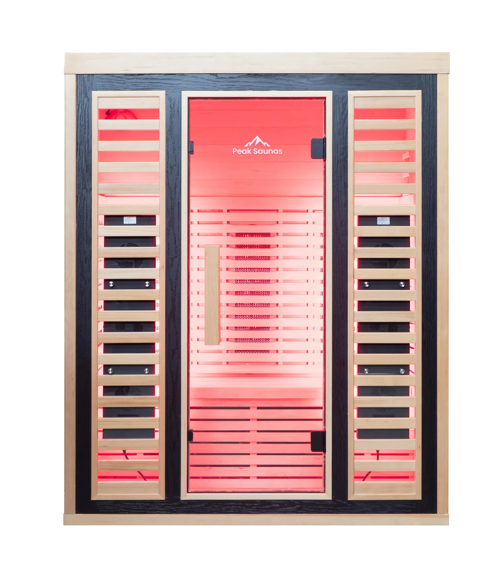 Peak Saunas Denali 3-Person Indoor Full Spectrum Infrared Sauna with Two XL Medi - view 3