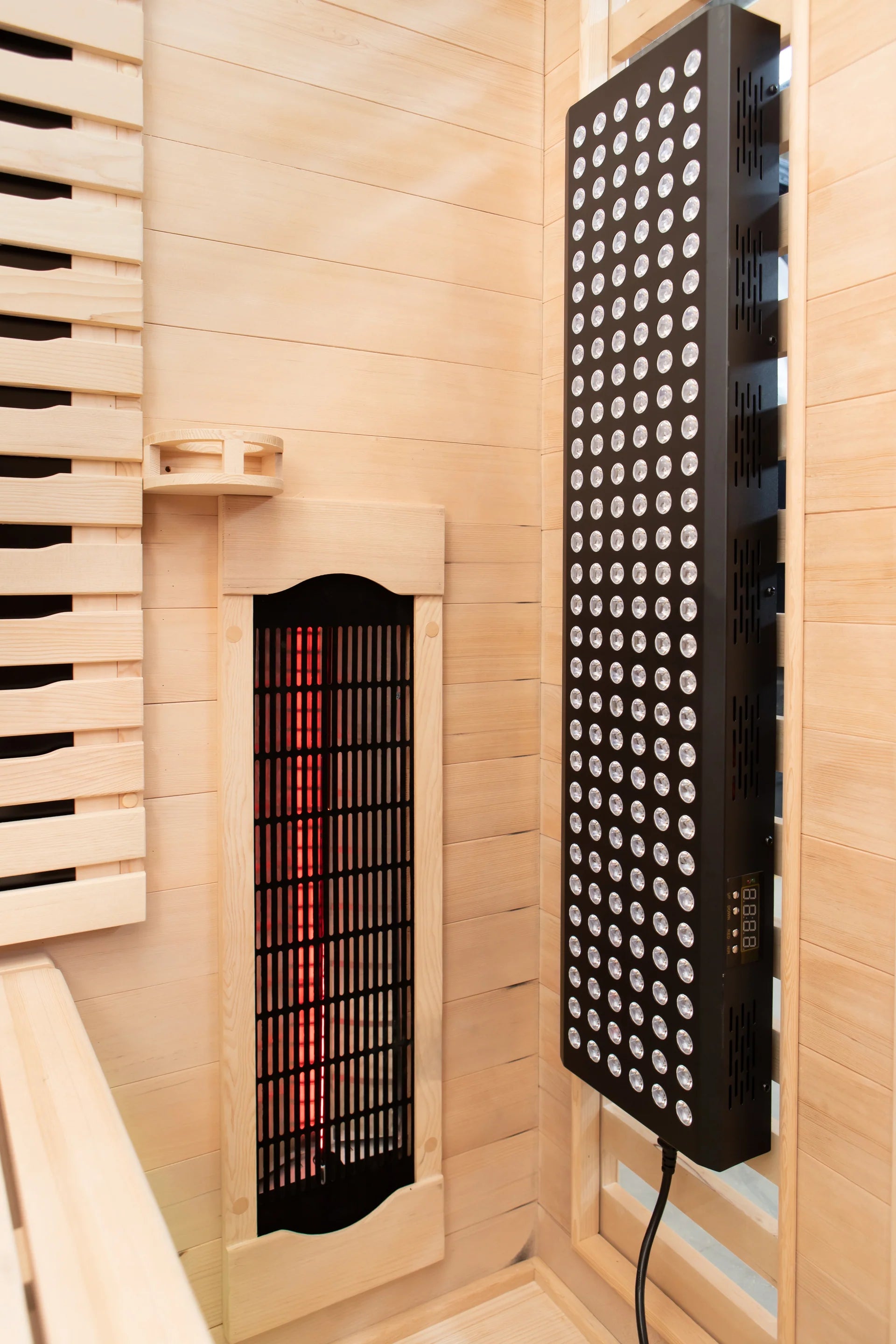 Peak Saunas Denali 3-Person Indoor Full Spectrum Infrared Sauna with Two XL Medi - view 10