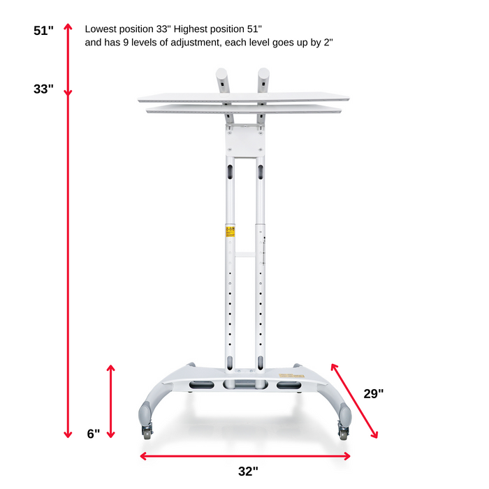 Mito Red Universal (Vertical or Horizontal) Red Light Therapy Panel Stand