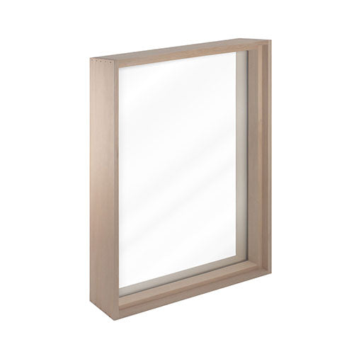 Prosaunas Framed Dual Pane Sauna Window – Hemlock 25-5/8" x 37-5/8" Clear Tempered Glass