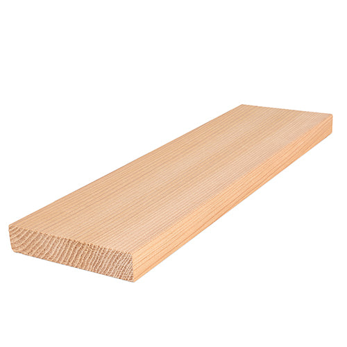 Banco de madera para sauna Prosaunas, veta vertical, cedro transparente de grado A+, 1" x 4"