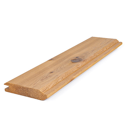 Revestimiento de pared de madera para sauna Prosaunas, veta vertical, cedro transparente de grado A+, 1" x 4" con espacio en V