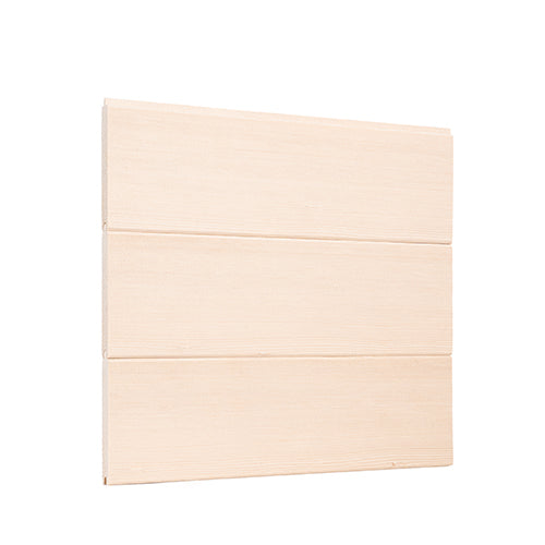 Prosaunas Sauna Wood, Hemlock Vertical Grain, Clear Grade A+ V Gap Wall Cladding, 1/2"x4" - hemlock option