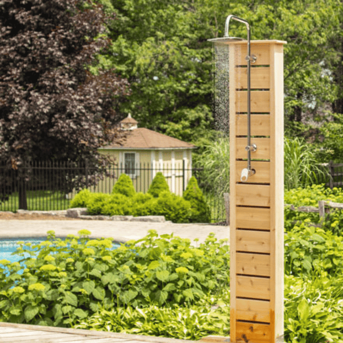 Outdoor Shower w/ Garden Hose Connection