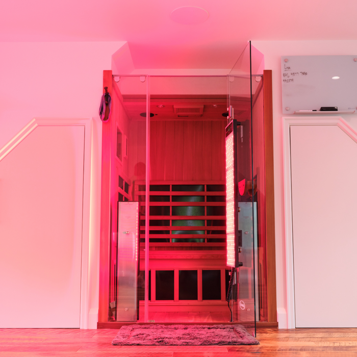 Sauna Red Light Therapy Panel 39” x 10” | High-Temperature & Humidity Rated