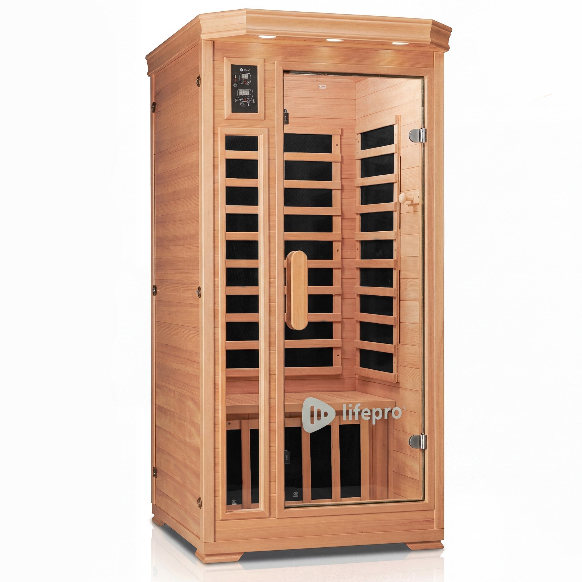 Lifepro RejuvaCure 1-Person Far Infrared Sauna w/ Chromotherapy