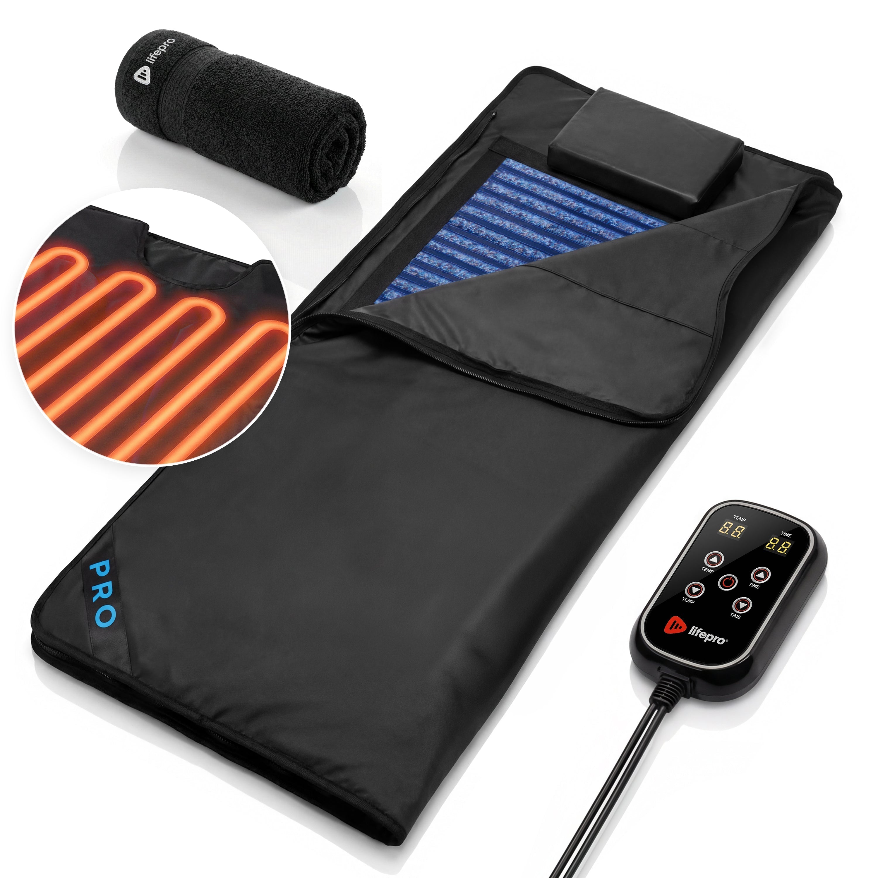 Lifepro RejuvaWrap Pro Far Infrared Sauna Blanket Bundle