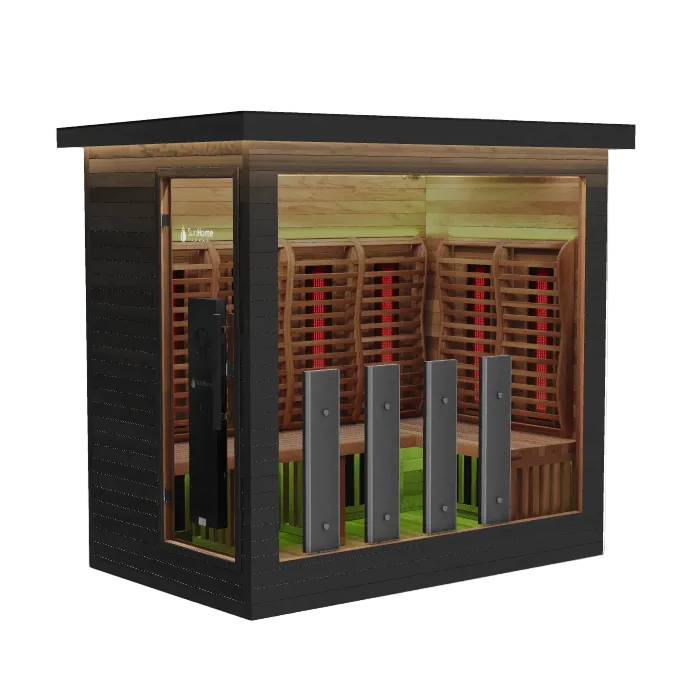 Sun Home Luminar™ 5-Person Full Spectrum Outdoor Infrared Sauna