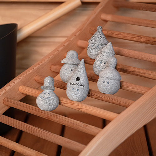 Hukka Stoney & Friends Decorative Sauna Stones | 6-Pack